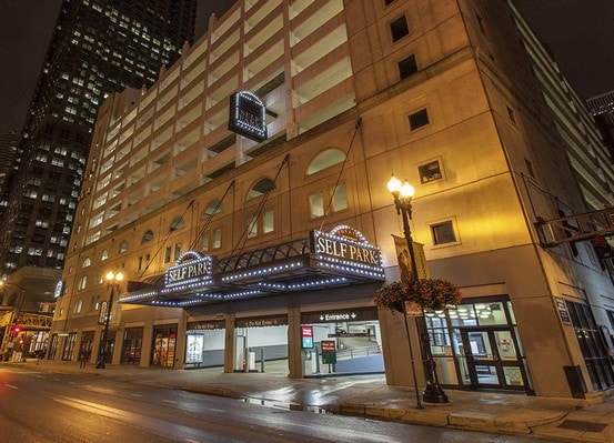 Theater District Parking Garage Chicago Iparkit